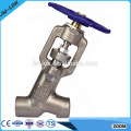 Forged steel Y-pattern Bonnetless globe valve animation